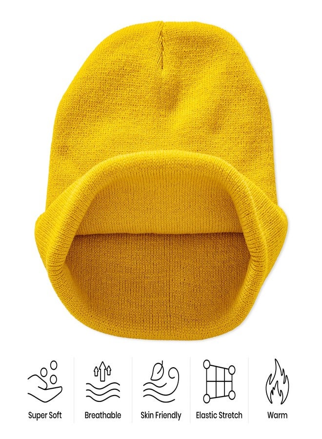 AIMASTZ Cute Yellow Duck Embroidered Beanie Knit Hat for Teens, Cute Funny Graphic Beanie Winter Skull Cap, Gifts for Duck Lovers - Image 4